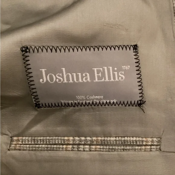 Ben Silver Charleston Tailored ,structured 100% Cashmere Blazer SZ 50L - Picture 7 of 11